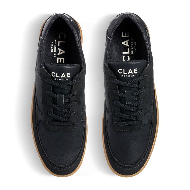 CLAE AUSTIN VEGAN Shoes Womens USA409-P65 In Black Vegan Light Gum